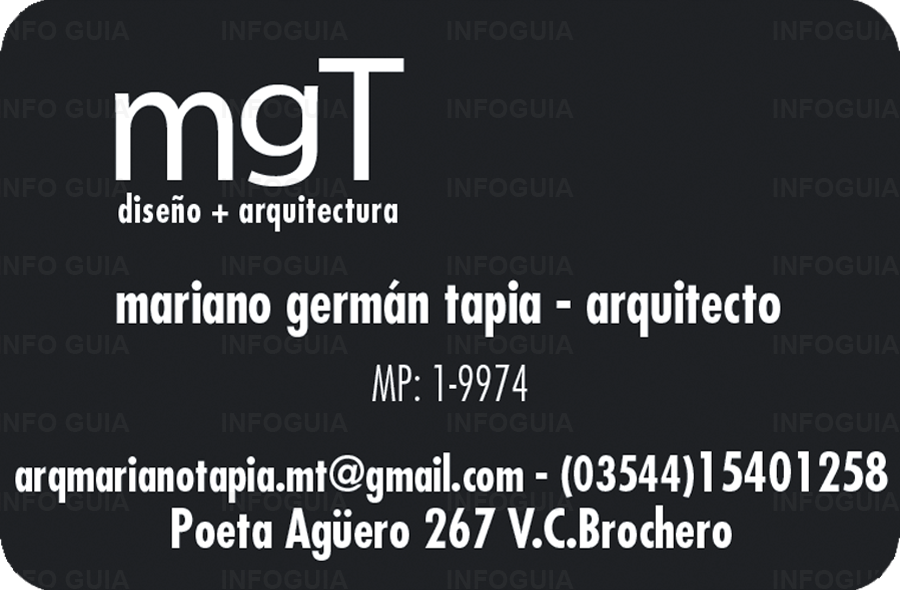 mgT Arquitecto Mariano Tapia - Villa Cura Brochero - Diseño y Arquitectura en Traslasierra Córdoba