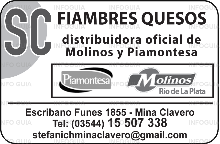 S.C Distribuciones - Fiambres Quesos Productos Molinos Rio de la Plata y Piamontesa S.C Distribuciones - Fiambres Quesos Productos Molinos Rio de la Plata y Piamontesa