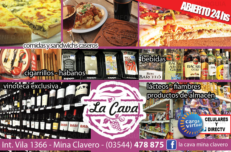 Autoservicio La Cava - Mina Clavero - autoservicio 24 horas: Lácteos, fiambres, productos de almacen, comidas y sandwichs caseros, bebidas, vinos finos, cigarrillos, habanos. Autoservicio La Cava - Mina Clavero - autoservicio 24 horas: Lácteos, fiambres, productos de almacen, comidas y sandwichs caseros, bebidas, vinos finos, cigarrillos, habanos.
