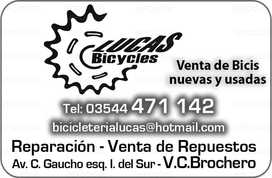Bicycles Lucas - Venta de Bicis nuevas y usadas, reparación, venta de repuestos