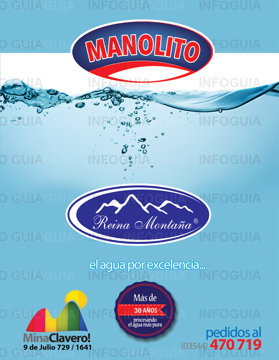 Manolito Sodas y Aguas en Mina Clavero.. - Mas de 25 años procesando el agua mas pura. El agua por excelencia. Manolito Sodas y Aguas en Mina Clavero.. - Mas de 25 años procesando el agua mas pura. El agua por excelencia.