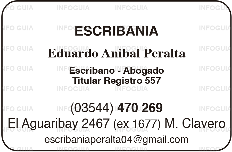 Escribano Eduardo Peralta - Escribano Abogado Mina Clavero