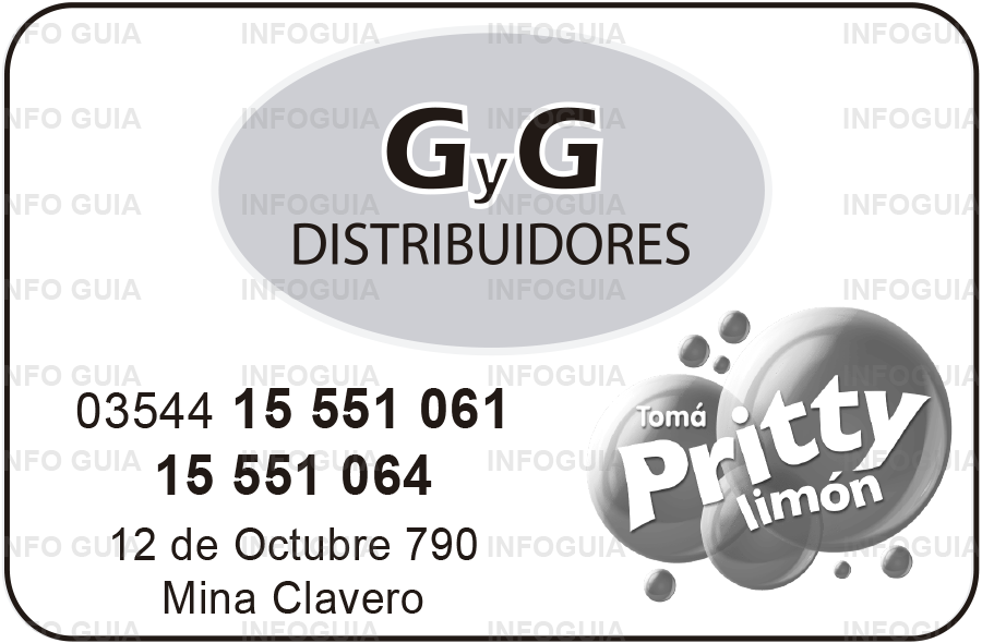 GyG Distribuidores - Pritty limon, la veneziana, dulcor, yuspe, zumuva, vino toro, estancia mendoza, los haroldos.