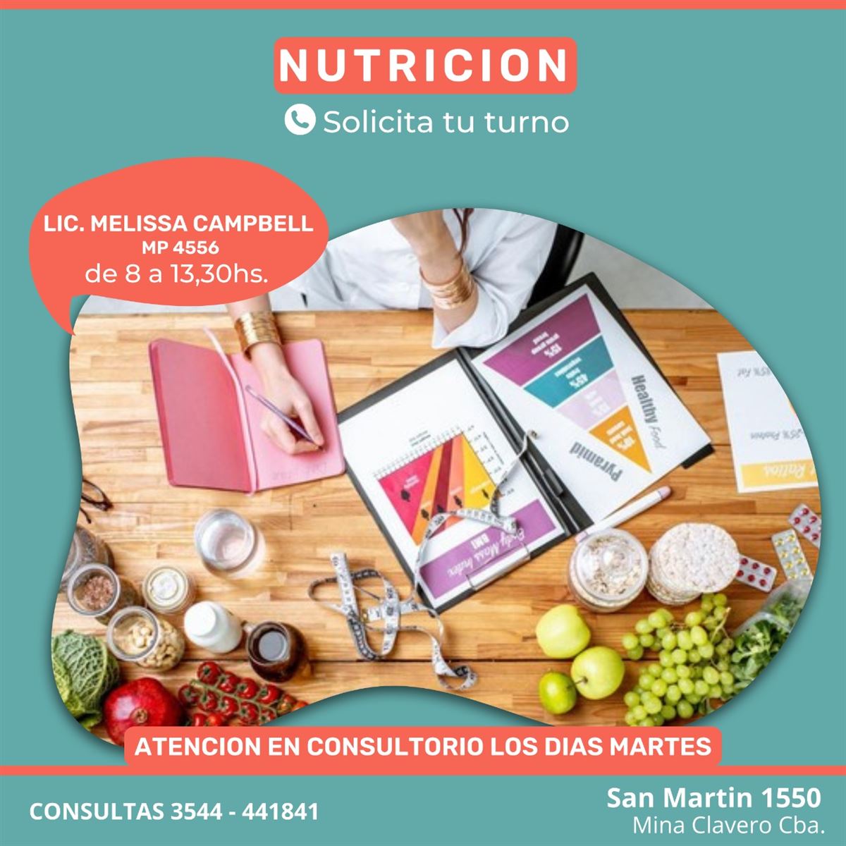 Nutricionista - InfoGuia Traslasierra - Nutrición